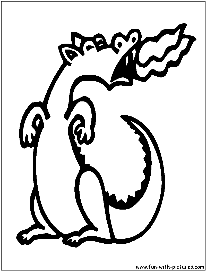 Dragon Coloring Page2 