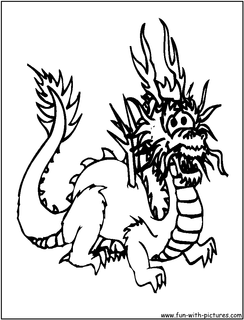 Dragon Coloring Page4 