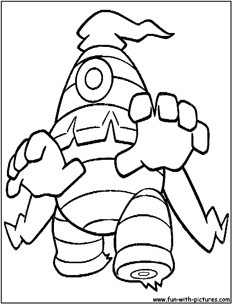 Dusclops Coloring Page 