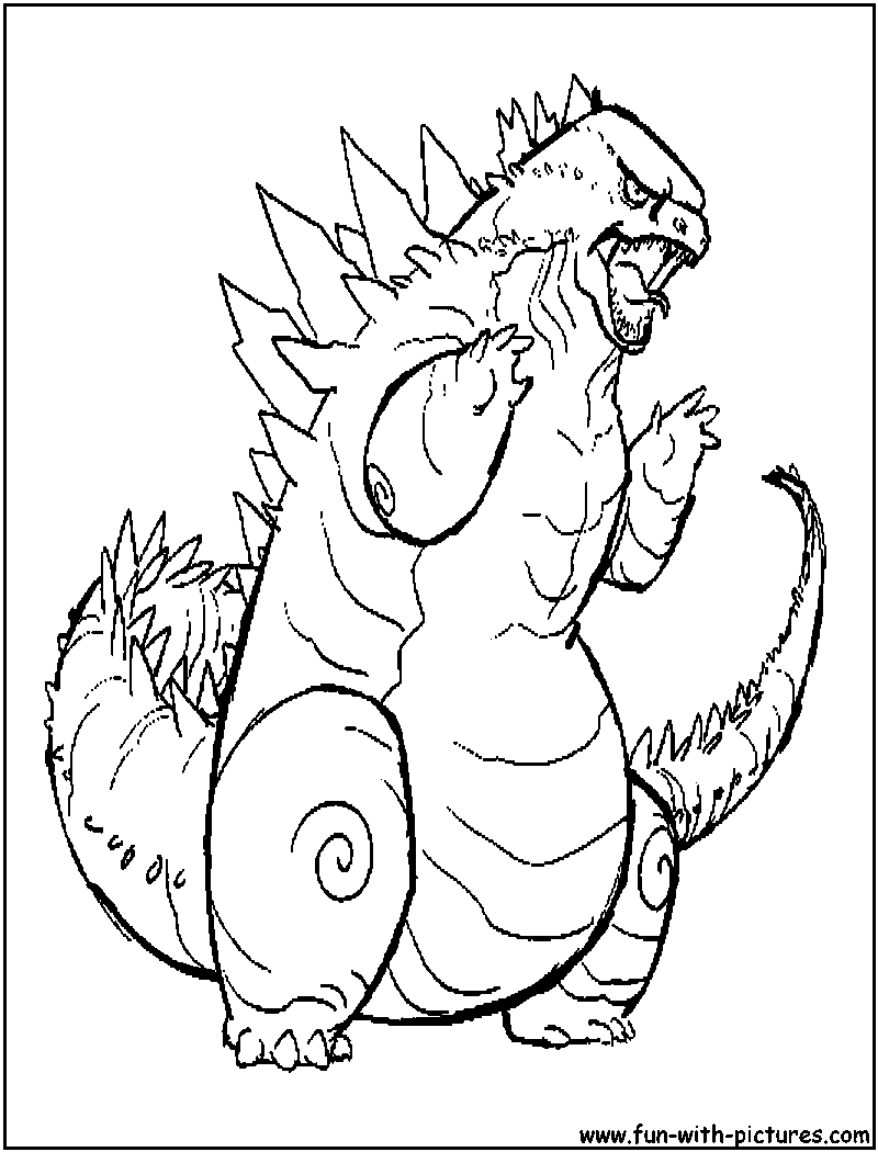 Fatgojira Coloring Page 