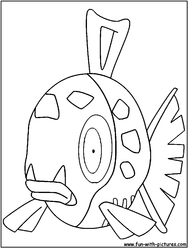 Feebas Coloring Page 