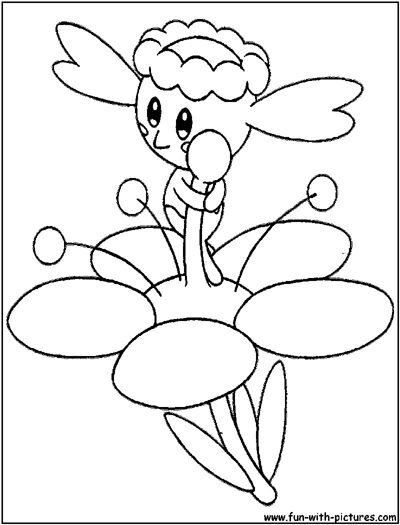 Flabebe Coloring Page 