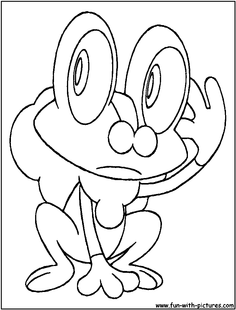 Pokemon Froakie Coloring Page - Get Coloring Pages