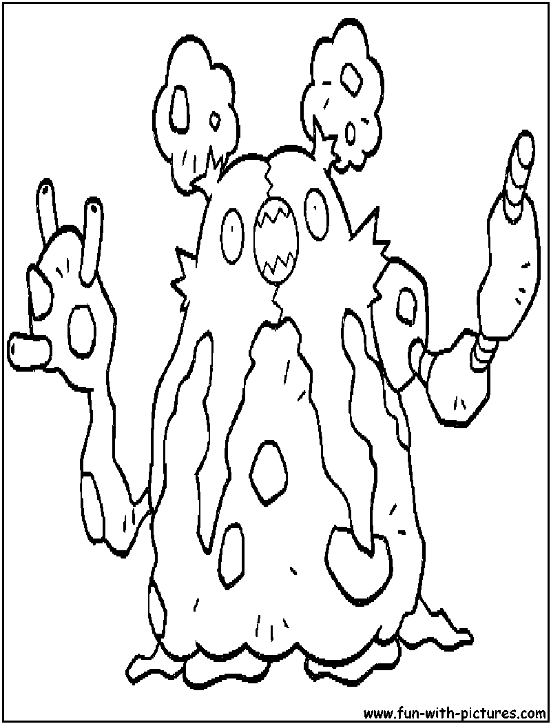 Garbodor Coloring Page 