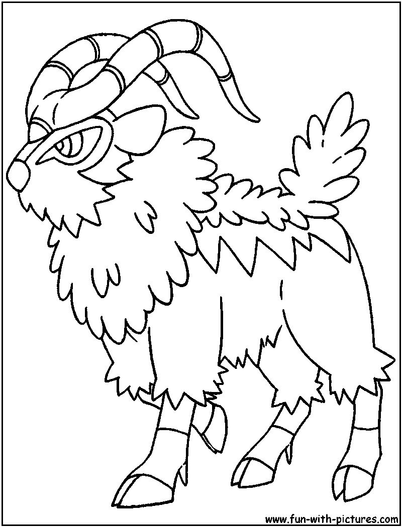 Gogoat Coloring Page 