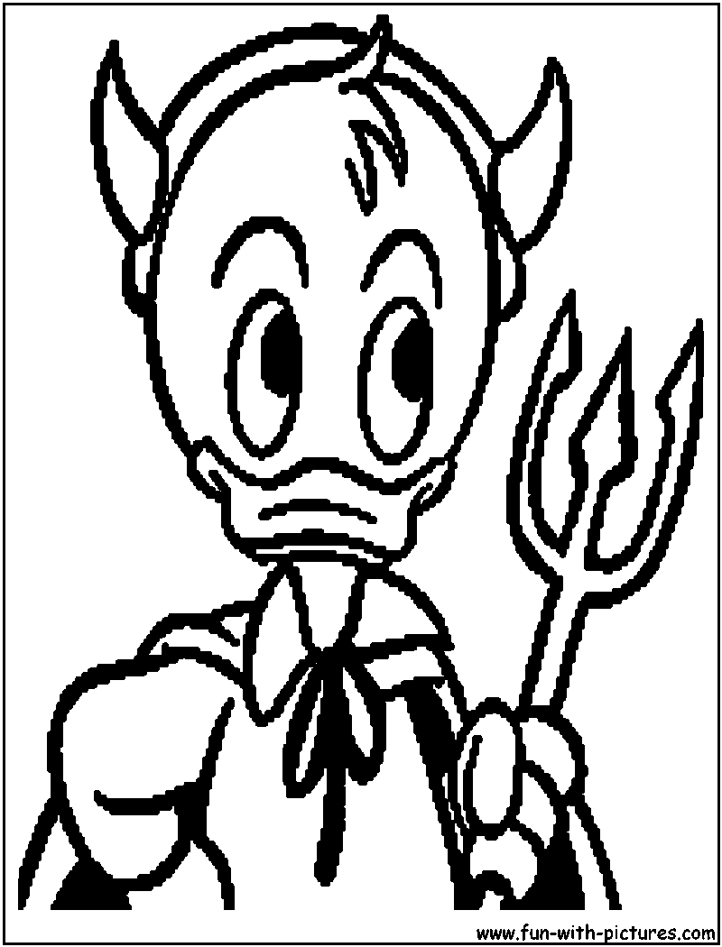 Grimduck Coloring Page 