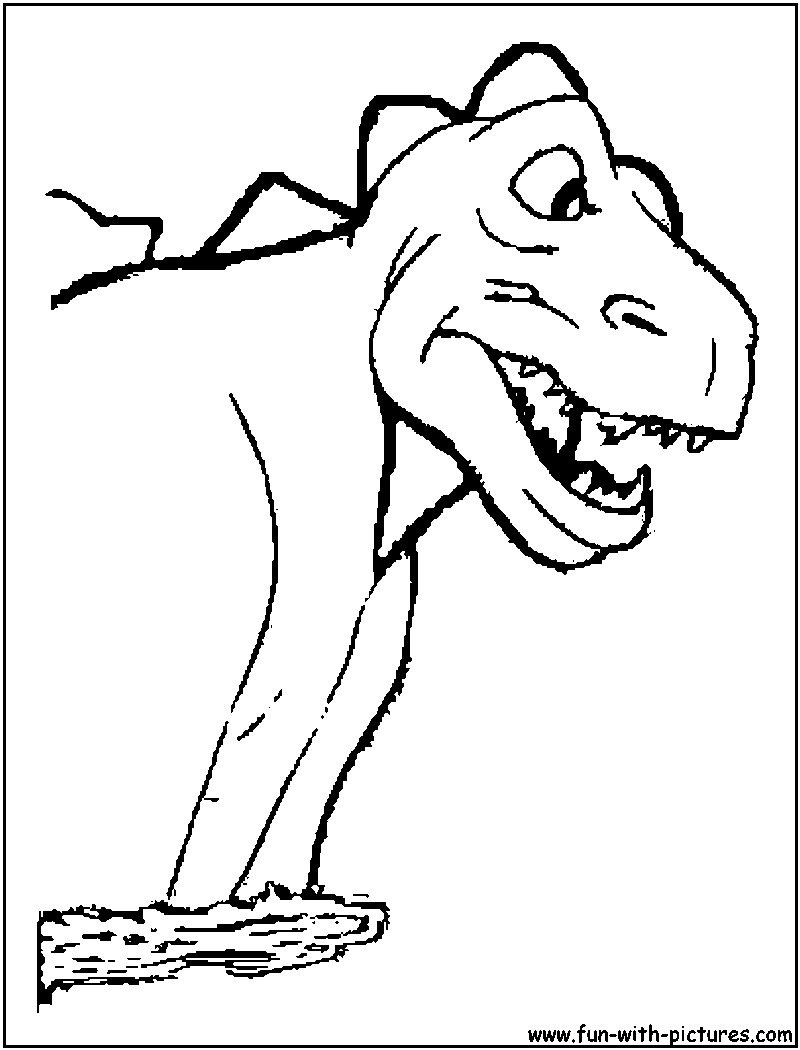 Happygodzilla Coloring Page 