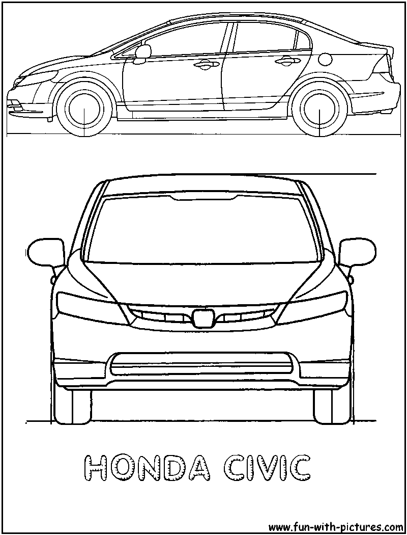  Collections Car Coloring Pages Honda  Best HD