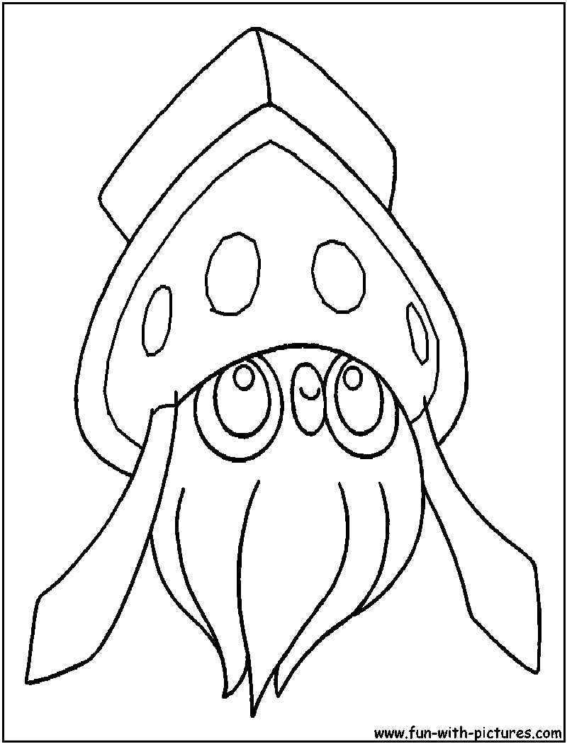 Inkay Coloring Page 