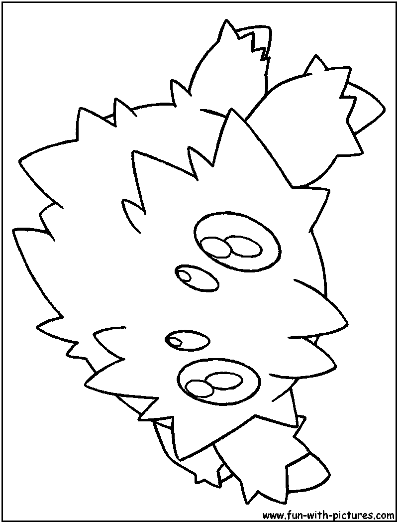 Joltik Coloring Page 