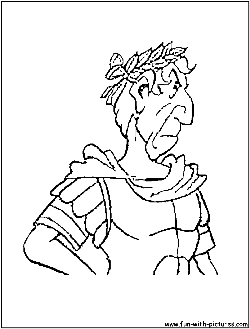 Julius Ceaser Coloring Page 