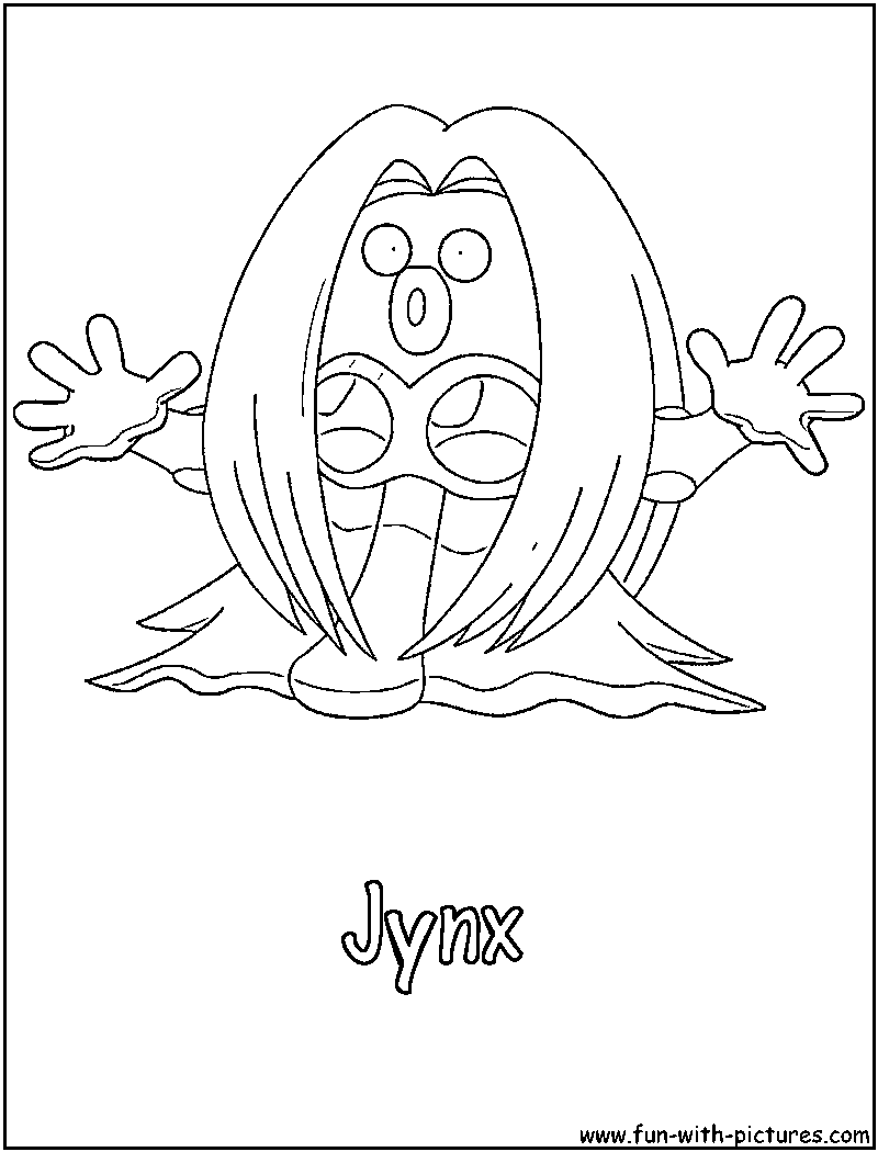 Jynx Coloring Page 