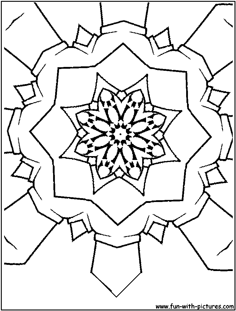 Kaleidoscope2 Coloring Page 