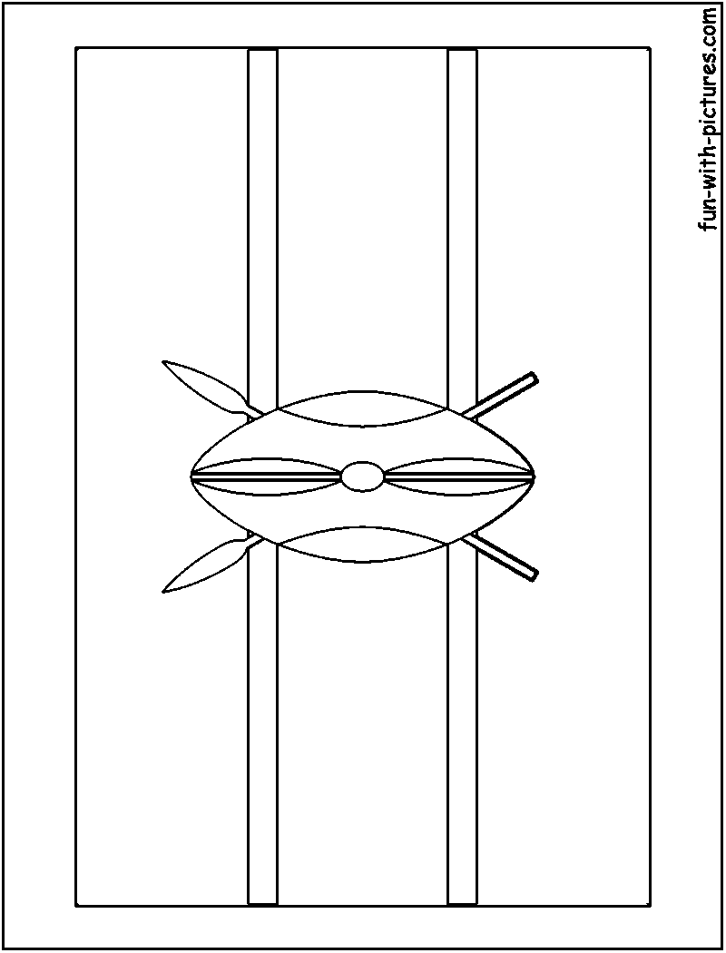 Kenya Flag Coloring Page