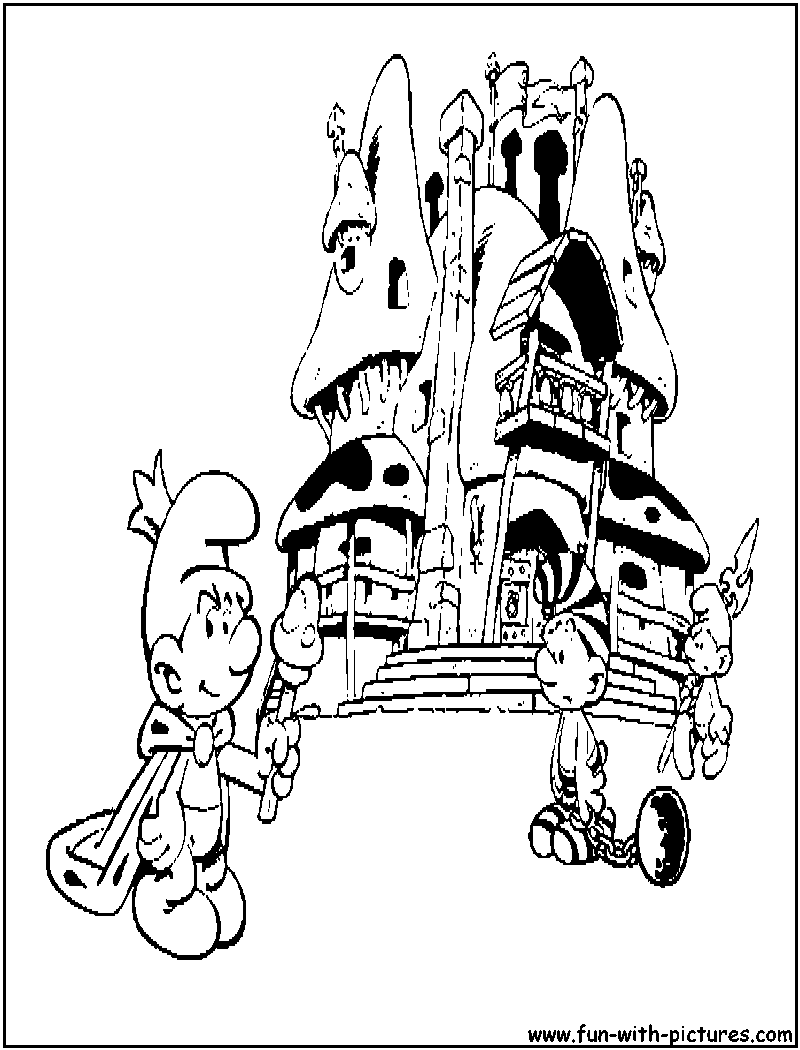 Kingsmurf Coloring Page 