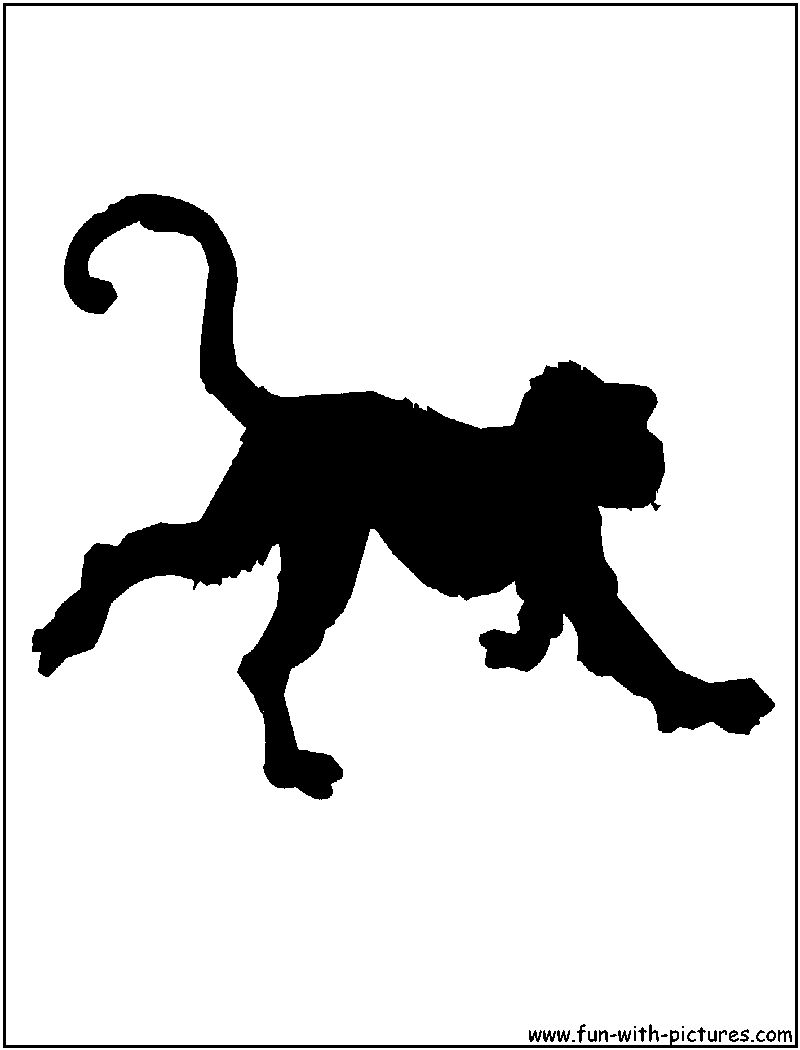 Langur Silhouette