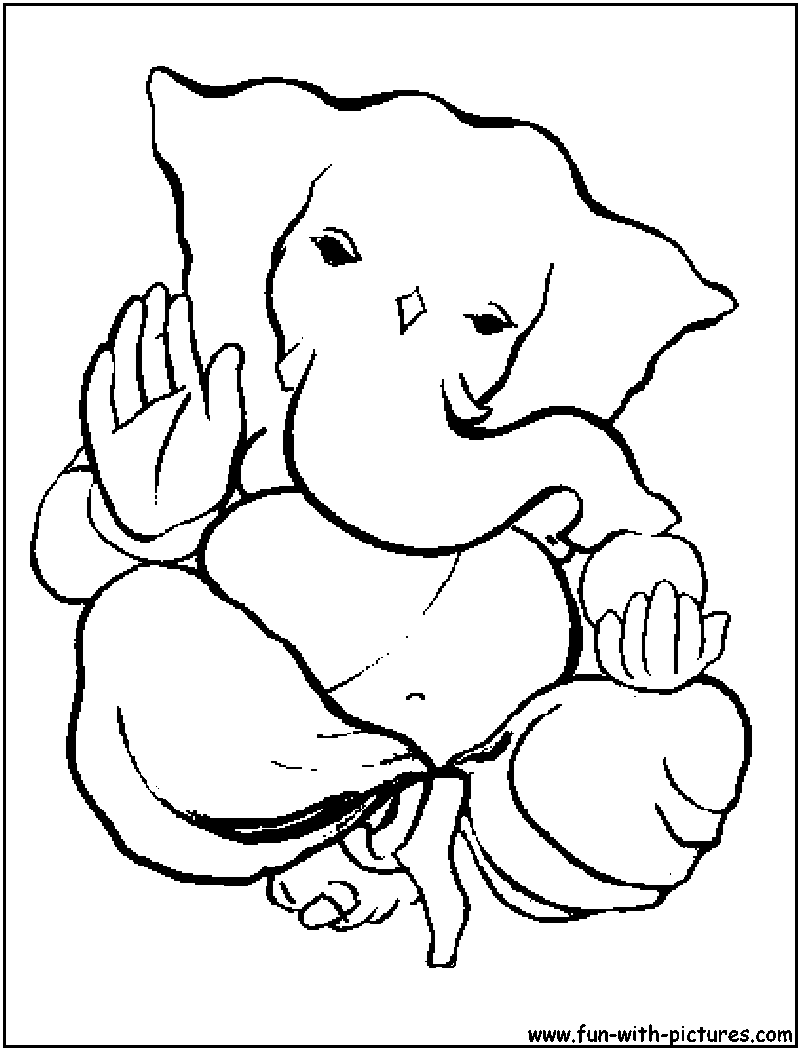 Lordganapathi Coloring Page 