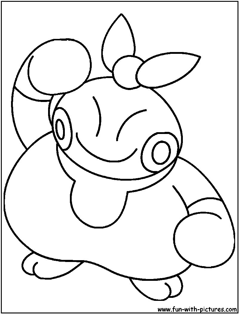 Makuhita Coloring Page 