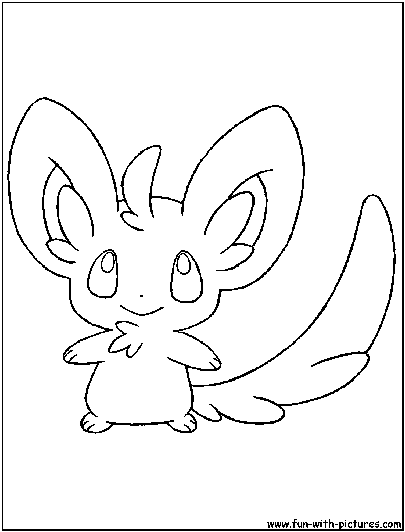 Minccino Coloring Page 