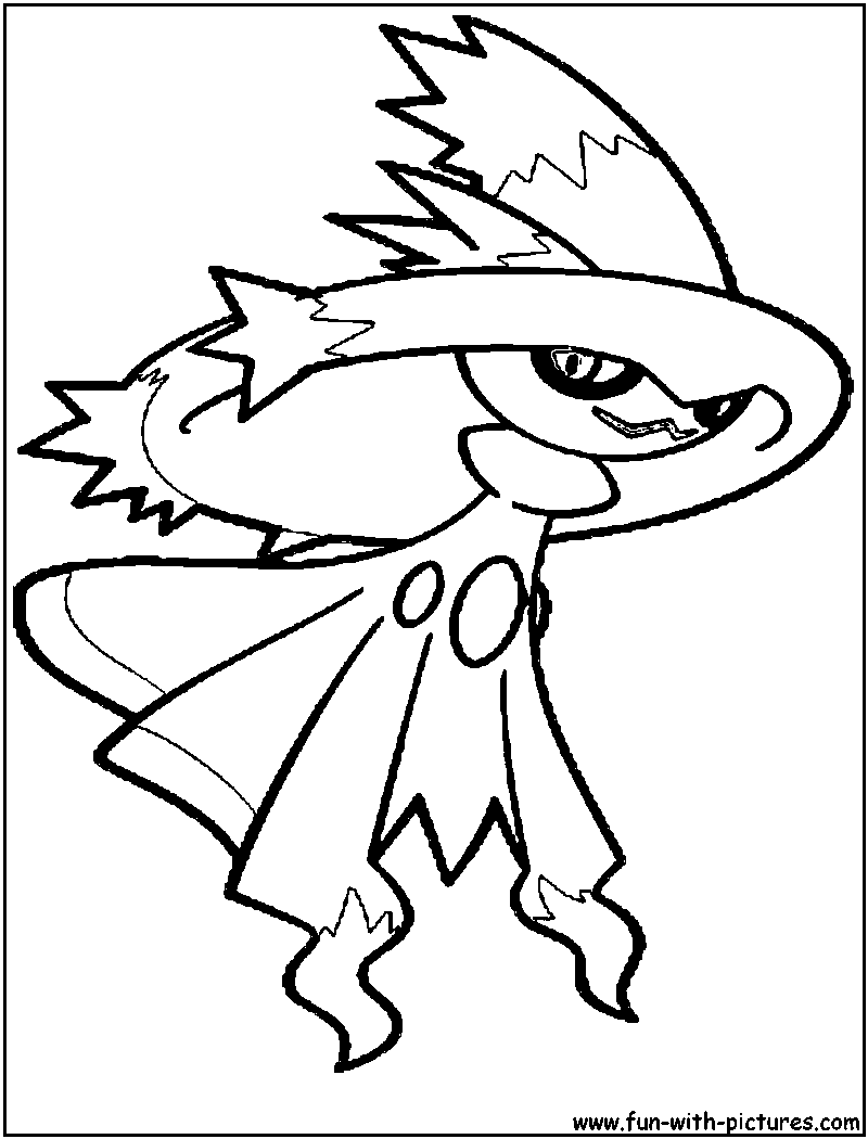 Mismagius Coloring Page 