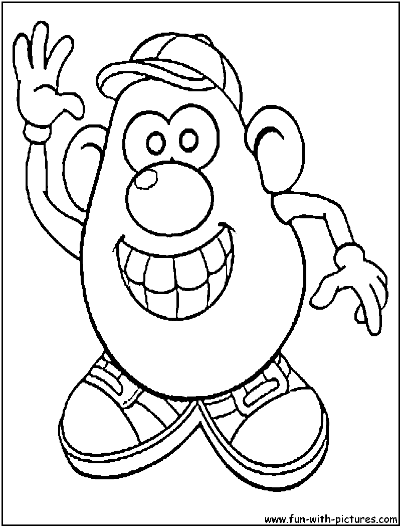 Mrpotato Head Coloring Page