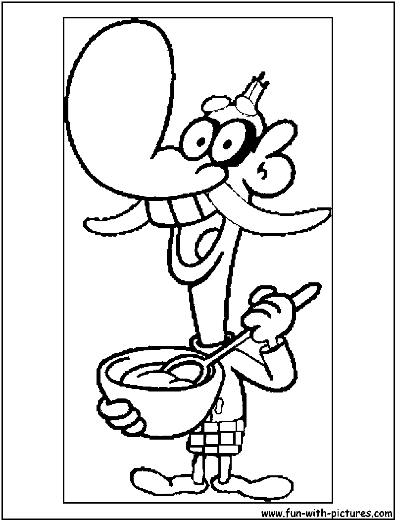 Mung Daal Chowder Coloring Page 