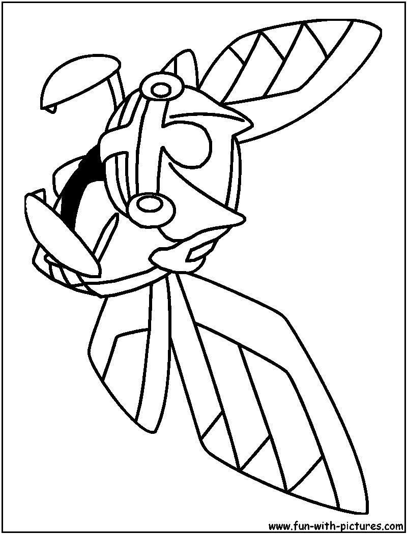 Ninjask Coloring Page 