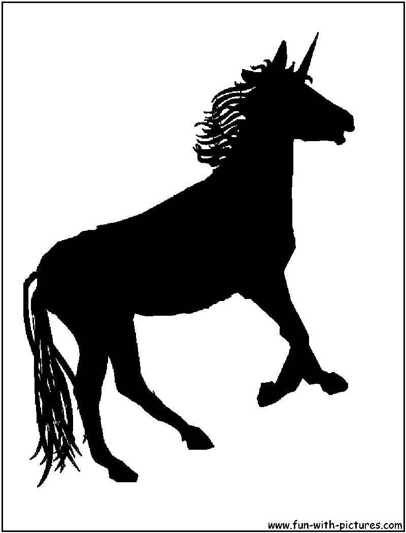 Party Unicorn Silhouette