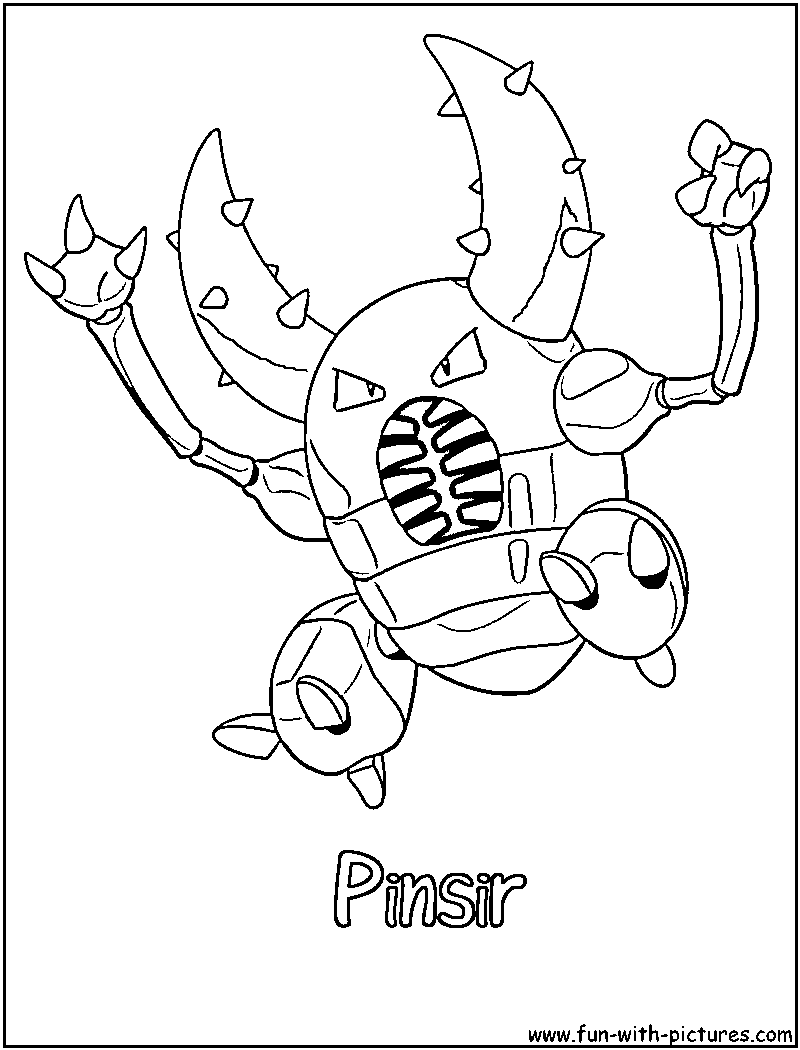 Pinsir Coloring Page 