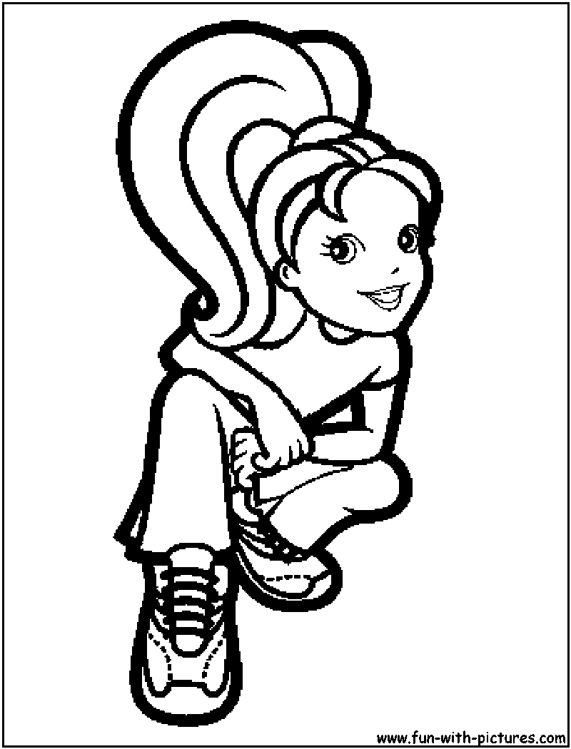 Polly Pocket3 Coloring Page 