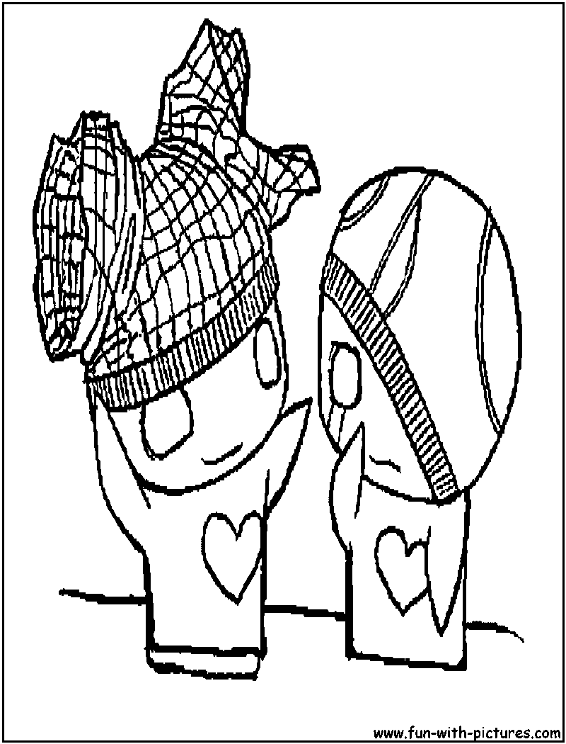 Pon Zi Coloring Page 