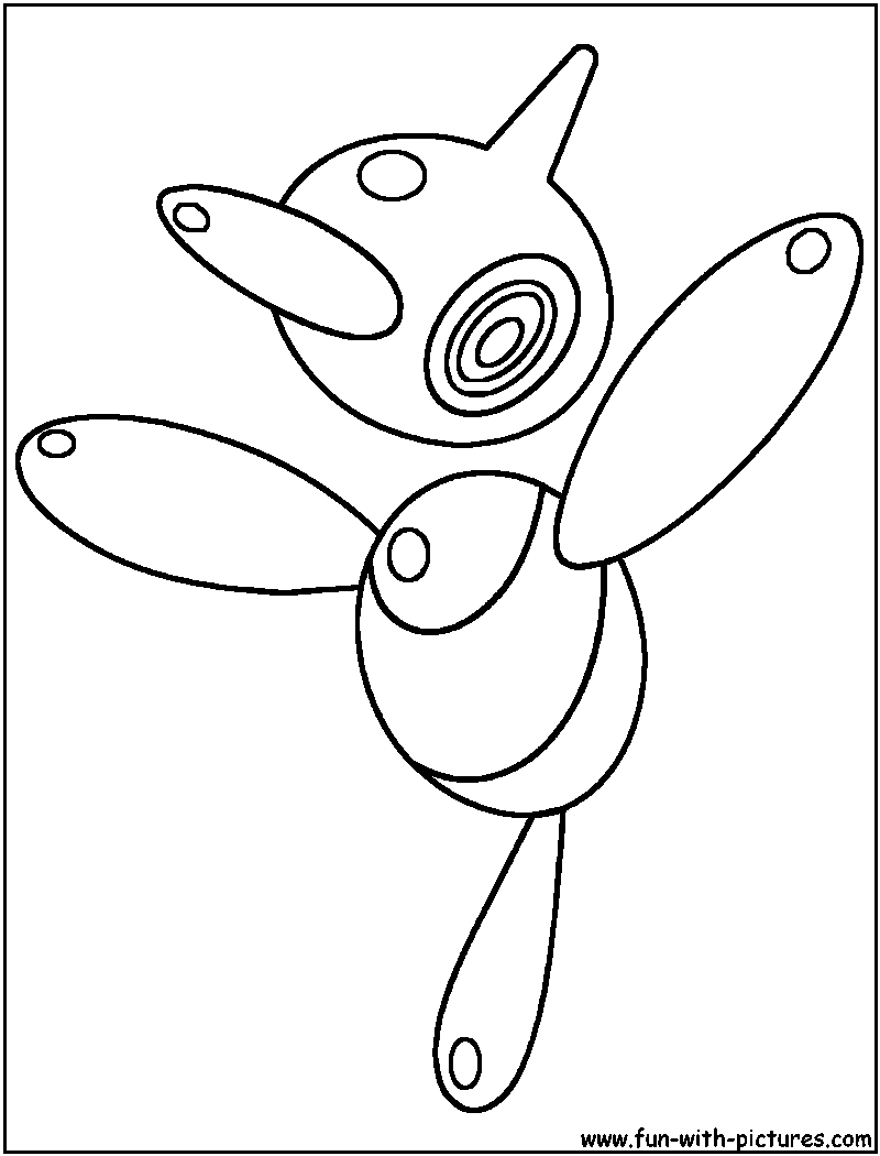 Porygon Z Coloring Page 