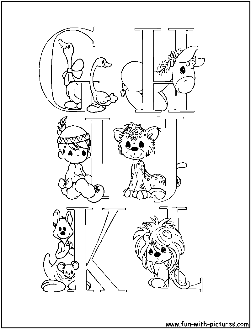 Preciousmoments_gl Coloring Page 