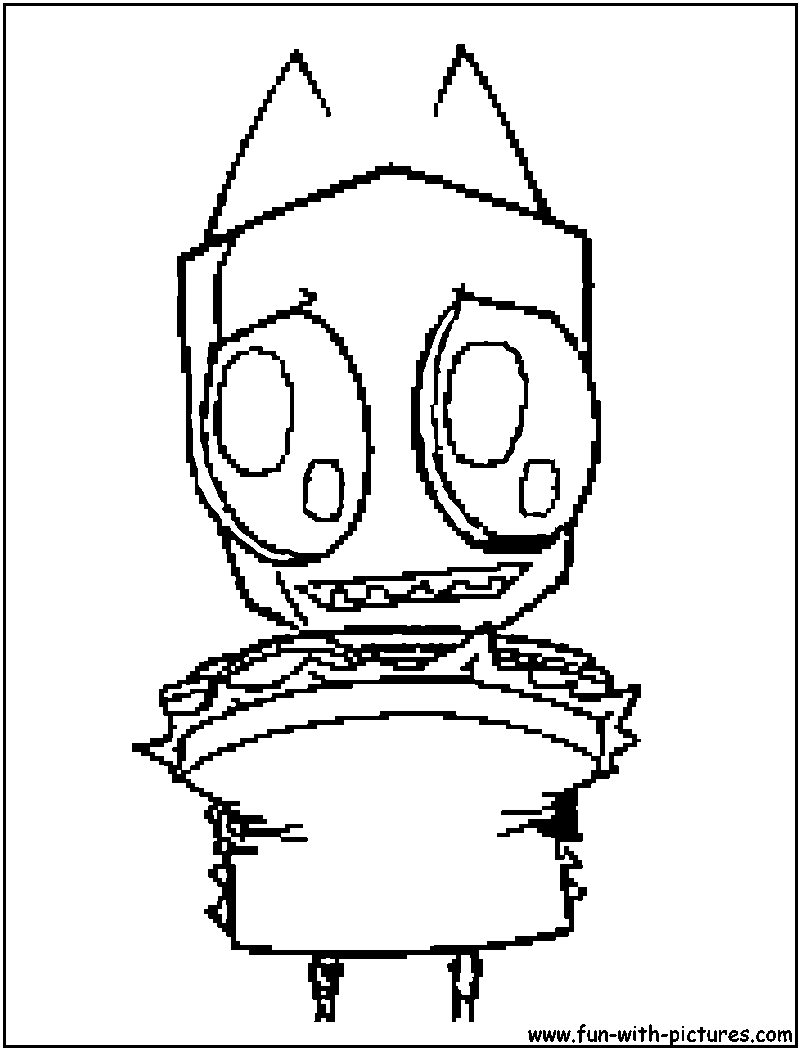 Rottenhumanfood Invaderzim Coloring Page 