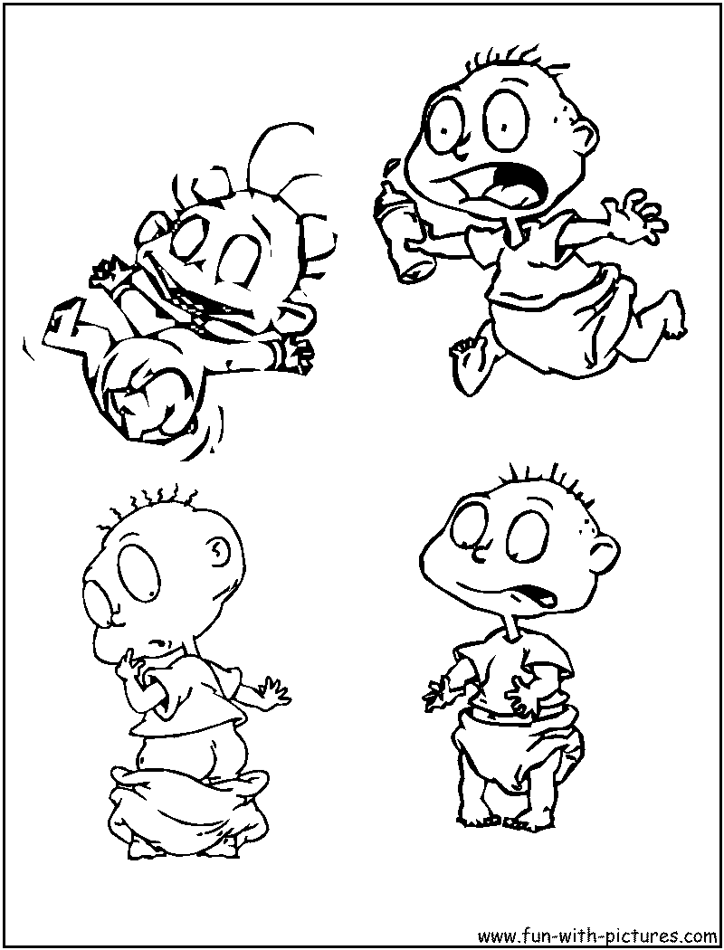 rugrats tommy coloring pages