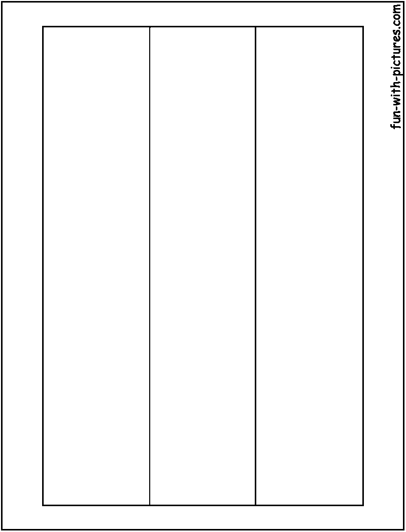 Russia Flag  Coloring Page