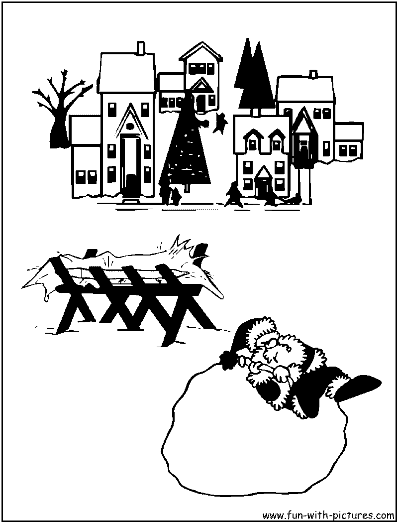 Santaclaus Coloring Page 