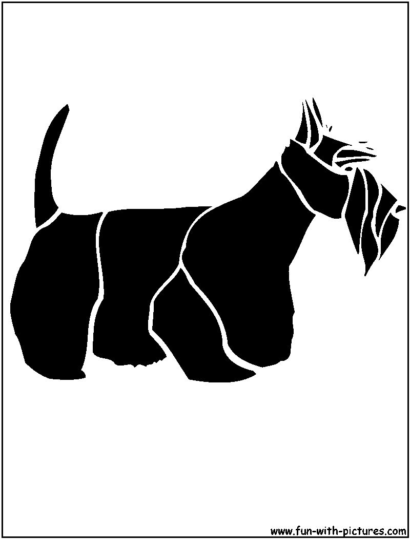 Scottishterrier Stencil