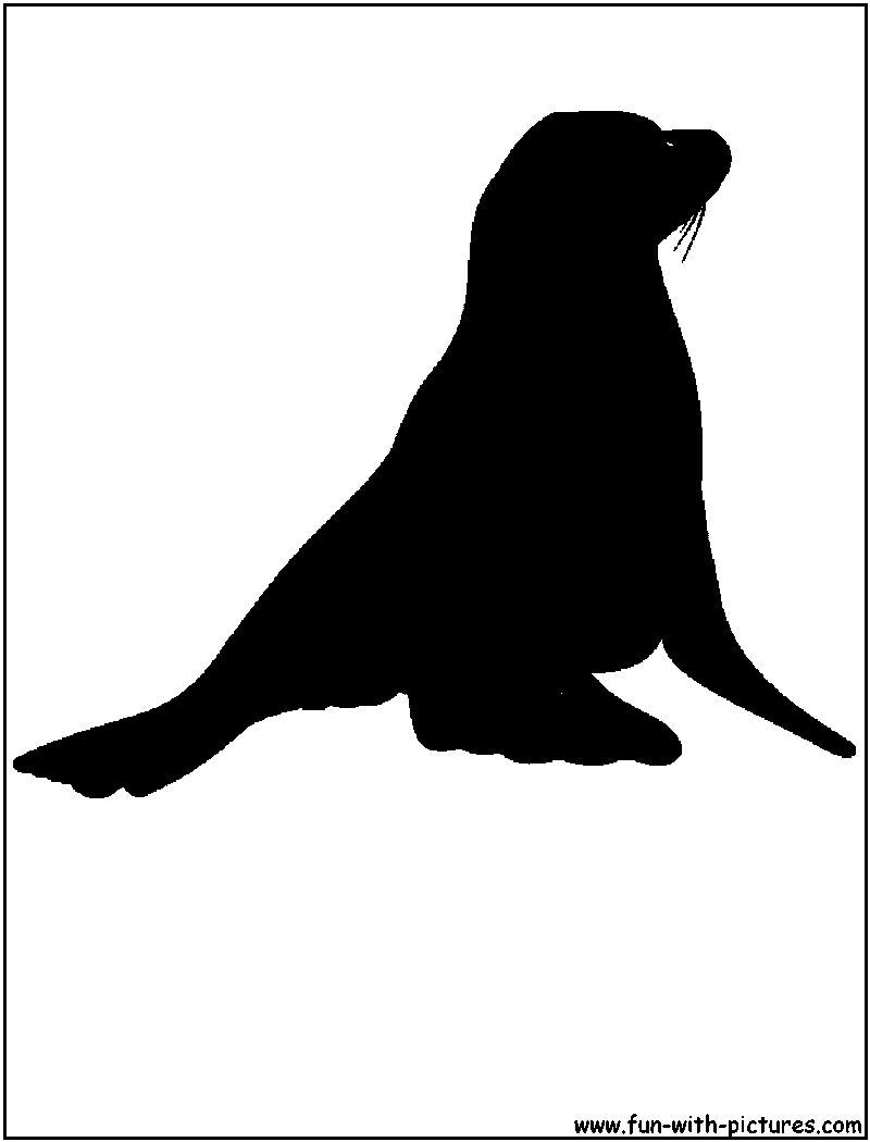 Sea Lion Silhouette