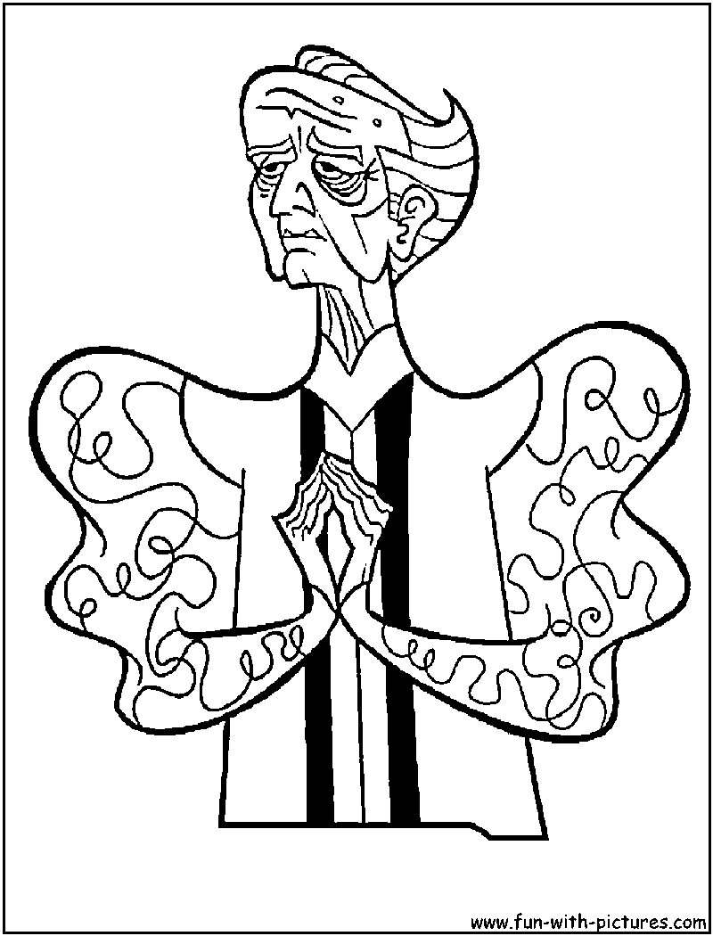 Senator Palpatine Coloring Page 