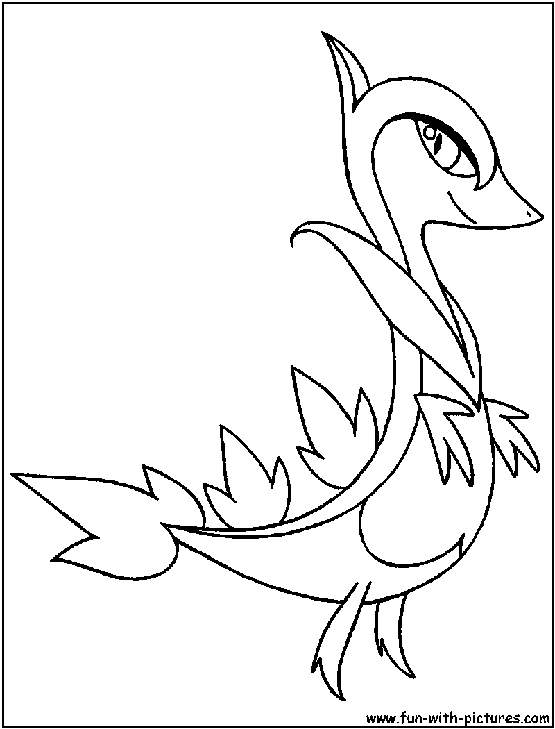 serperior pokemon coloring pages