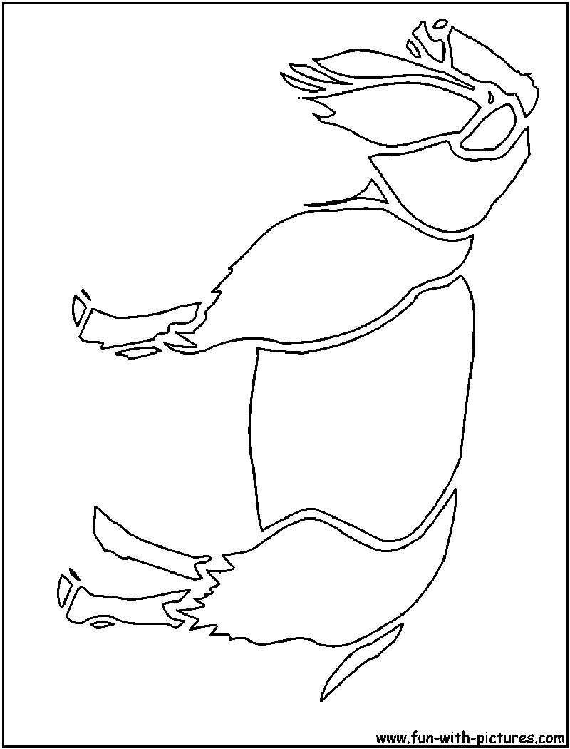 Sheep Cutout Coloring Page
