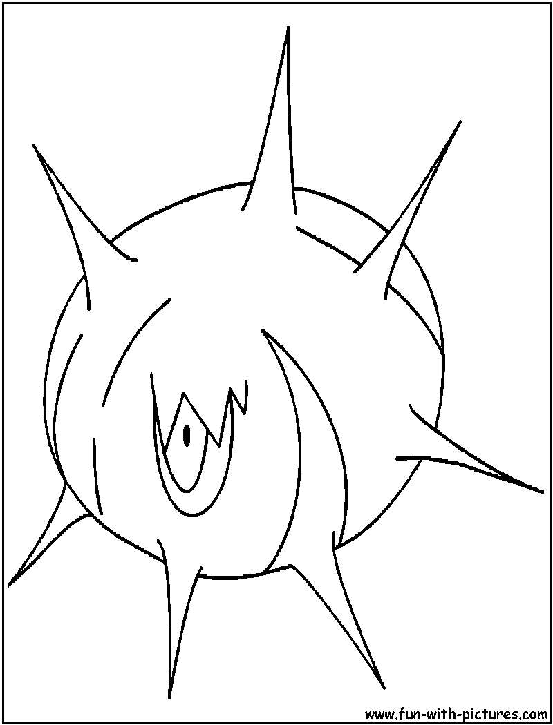 Silcoon Coloring Page 