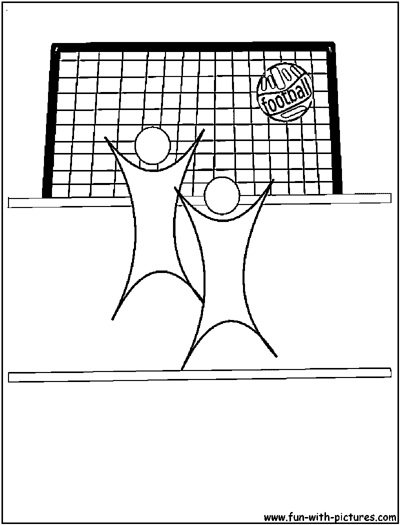 Soccer Coloring Page 