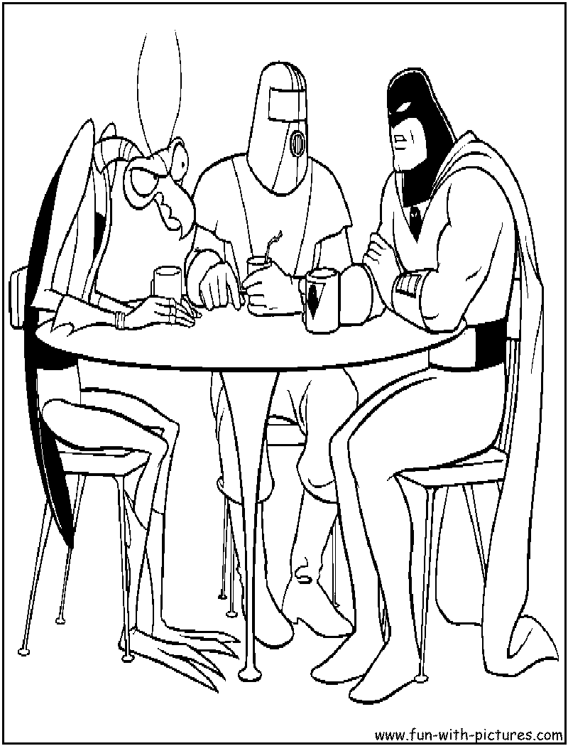 Spaceghost Zorak Moltar Coloring Page 