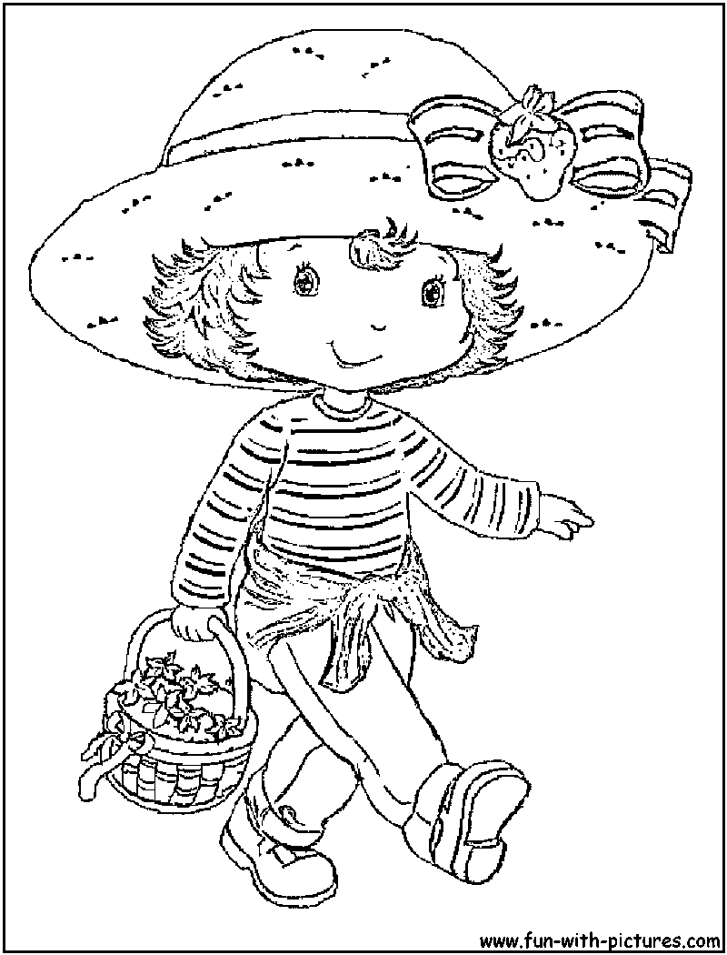 Strawberryshortcake5 Coloring Page 