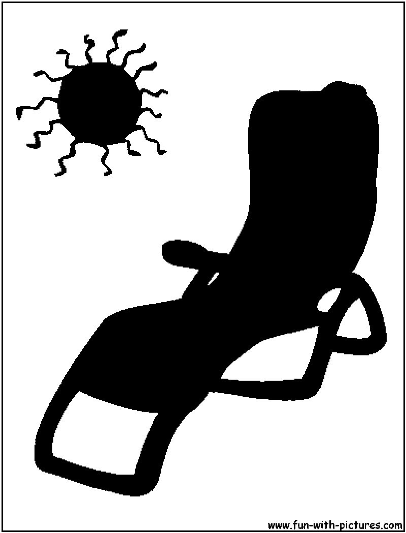 Summer Armchair Silhouette