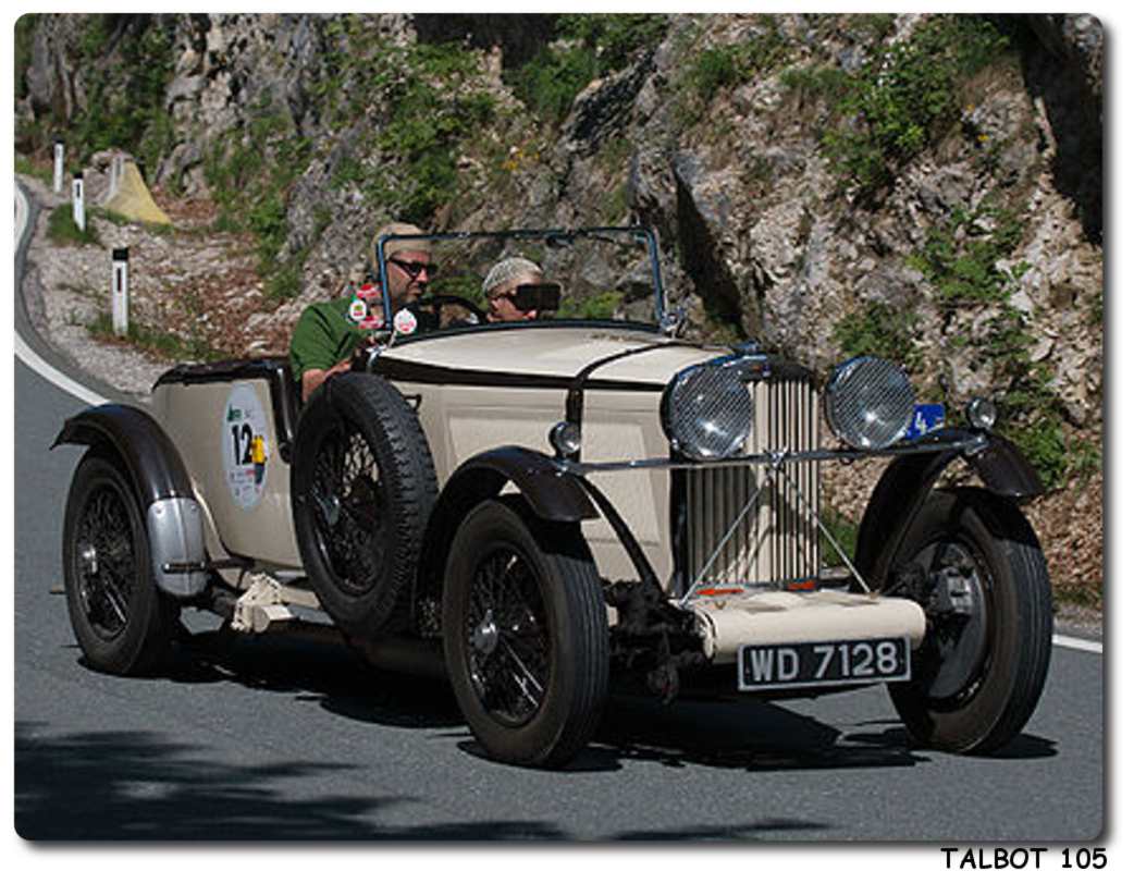 Talbot 105 Car 