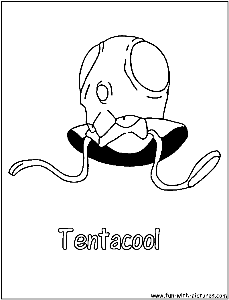 Get Creative with Tentacool Coloring Pages: Free and Printable