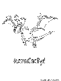 Aerodactyl Coloring Page 